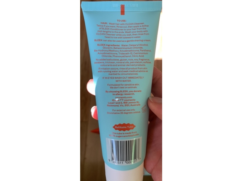 Yours Only Sleek A Hydrating Hair Conditioner, 100 mL