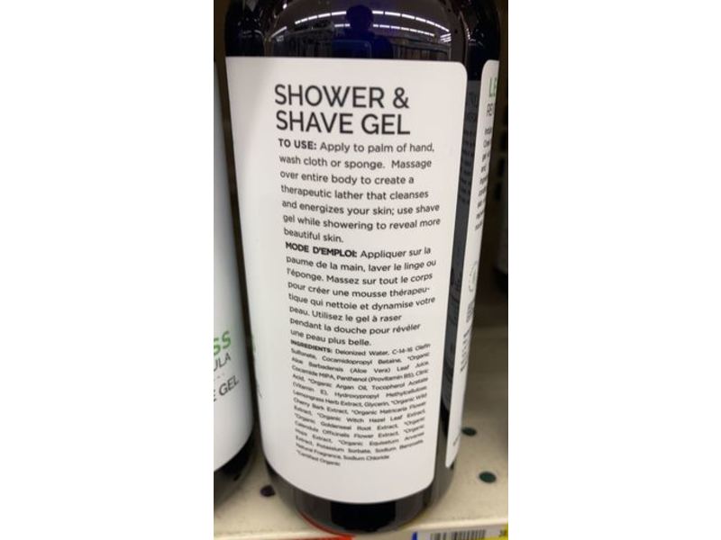 Mill Creek Botanicals Shower & Shave Gel, Lemongrass, 14 fl oz