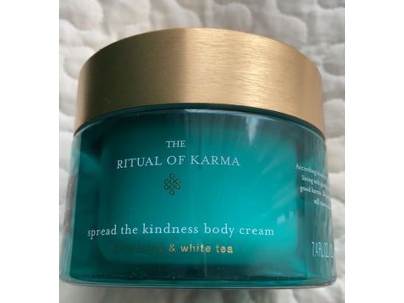 The Ritual Of Karma Spread The Kindness Body Cream, Holy Lotus & White Tea, 7.4 fl oz/220 ml