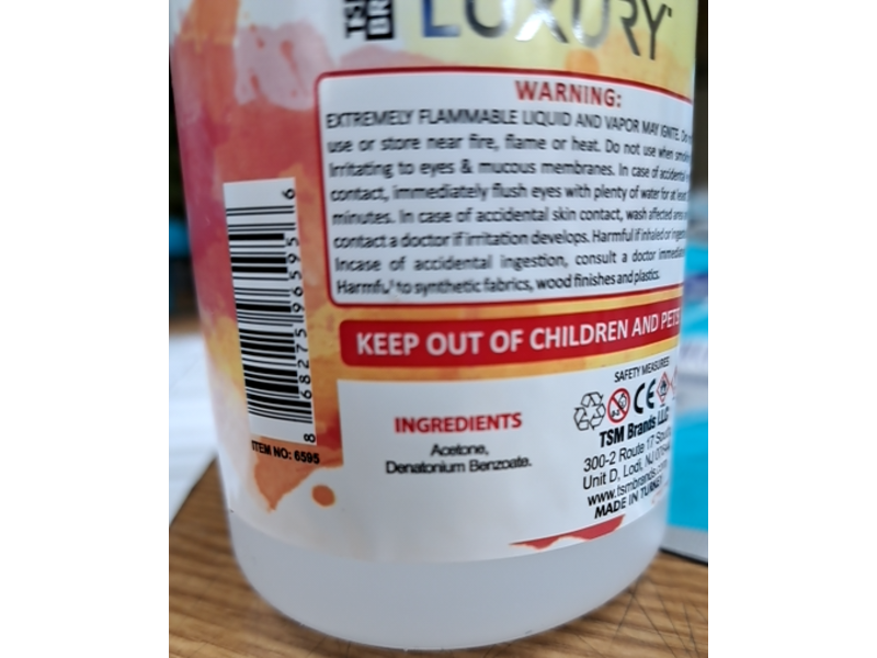 Luxury Nail Polish Remover, 8 fl oz/236 mL