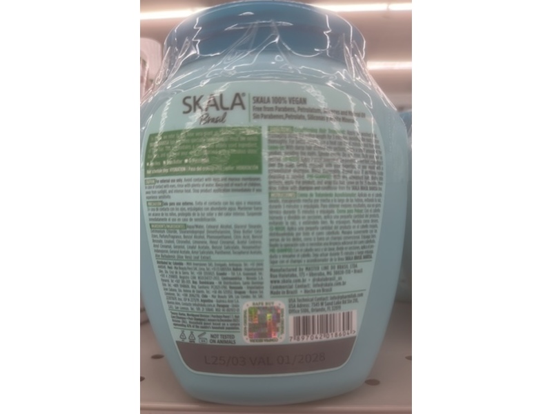 Skala Brasil Babosa 2 In 1 Treatment Cream + Leave In, 35.2 fl oz/1000 g