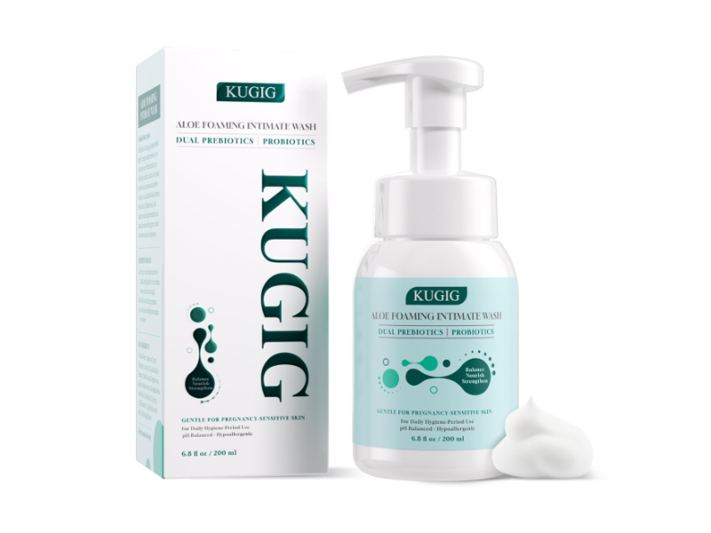 Kugig Aloe Foaming Intimate Wash, 6.8 fl oz/200 mL