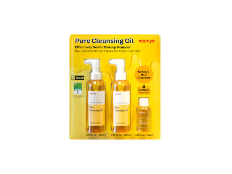 Ma:nyo Pure Cleansing Oil Effectively Gentle Makeup Remover, 6.76 fl oz/200 mL, Pack Of 2