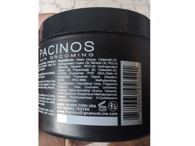 Pacinos Hair Grooming Sculpting Wax Cream, 4 fl oz/118 mL