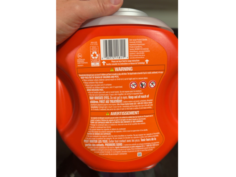 Tide Power Pods Ultra Oxi White Laundry Detergent, 25 Pacs, 40 oz/1.14 kg,