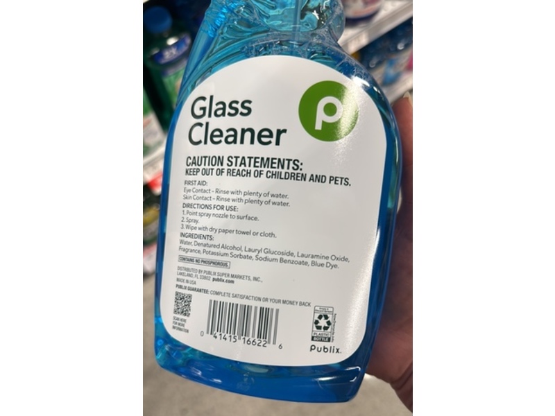 Publix Glass Cleaner, 32 fl oz/946 mL