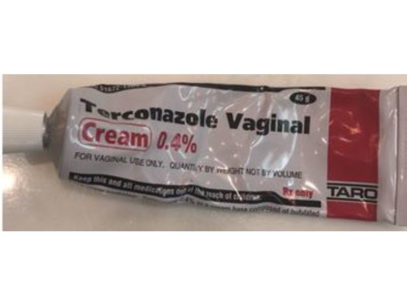 Terconazole Vaginal Cream, 0.8%, 45 g, Taro (Rx)