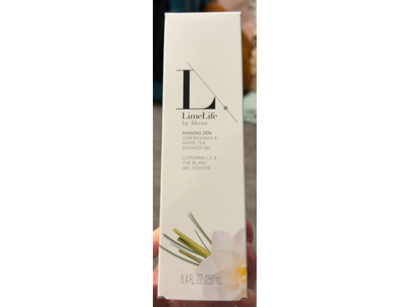 Lime Life By Alcone Raining Zen Shower Gel, Lemongrass & White Tea, 8.4 fl oz/250 mL