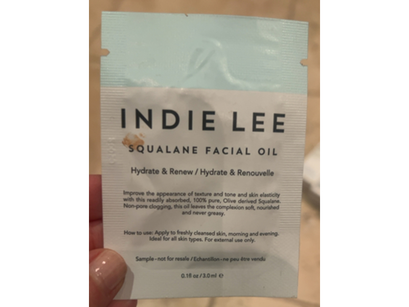 Indie Lee Squalane Facial Oil, 0.1 fl oz/3.0 mL