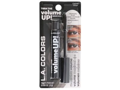 L.A. Colors VolumeUP! Mascara, C62103 Black, 0.106 oz/3 g