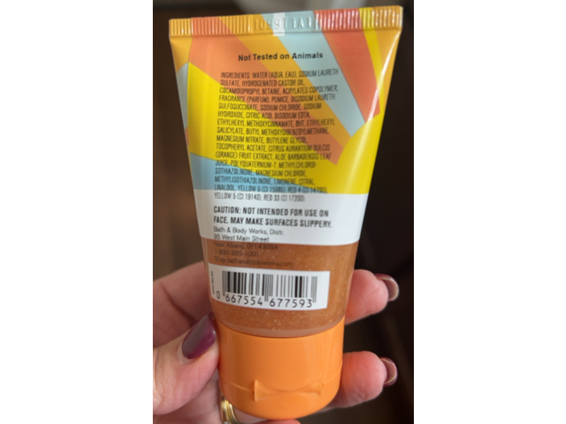 Bath & Body Works Smoothie Scrub, Sun - Washed Citrus, 2 oz/56 g