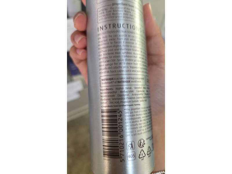 Natulique Natural Styling Vitamin B5 Enriched Hair Spray, Medium Hold, 300 mL