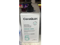 CeraQuin Hydrating Cleansing Gel, Salicylic Acid + Aloe Vera, 16.9 fl oz/500 mL - Image 3