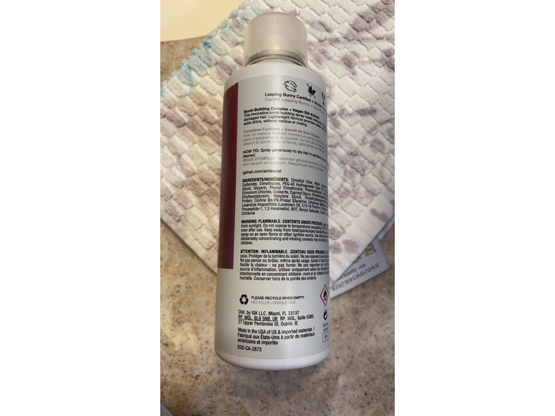 IGK Antisocial Overnight Bond-Building Dry Hair Mask, 5 oz/187 mL