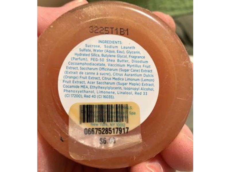 Bath & Body Works True Blue Mini Manicure Hand Scrub, Sugar,2 oz/56 g