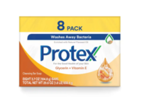 Protex Cleansing Bar Soap, Glycerin + Vitamin E, 3.7 oz/104.8 g, Pack Of 8 - thumbnail 1