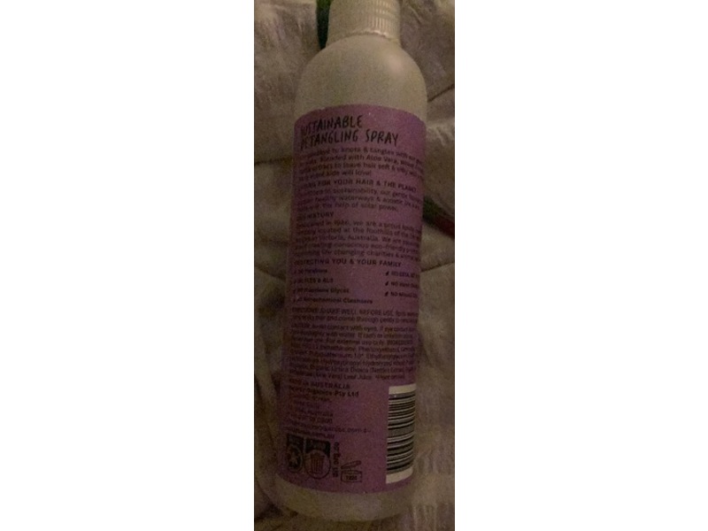 Oc Naturals Kids Detangling Spray, Berry Bliss, 8.5 fl oz/250 mL