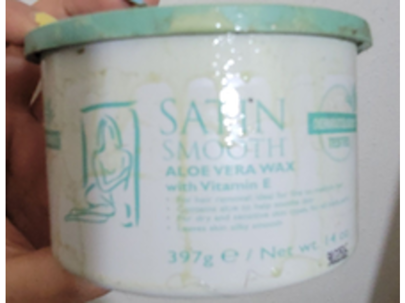 Satin Smooth Hair Removal Wax, Aloe Vera, 14 oz/397 g