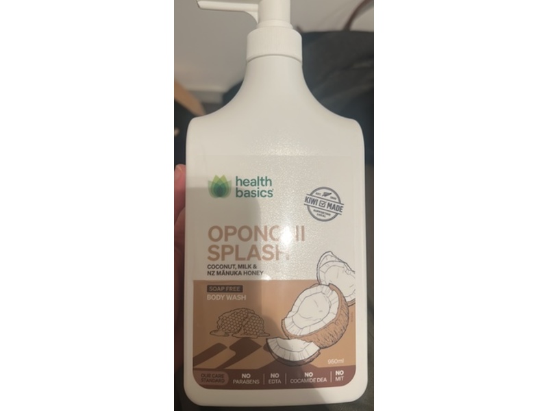 Health Basics Body Wash, Opononi Splash, 950 mL