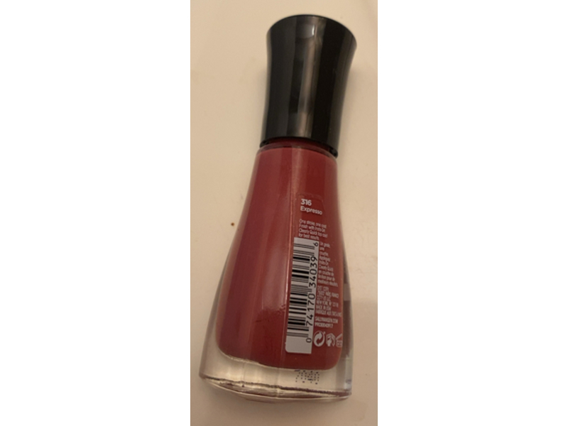 Sally Hansen Insta-Dri Nail Color, Expresso, 0.31 fl oz/9.17 mL