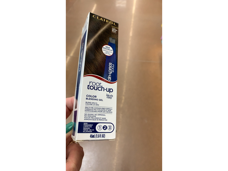 Clairol Root Touch -Up Semi Permanent Color Blending Gel, Dark Brown, 1.5 fl oz, 2 Count