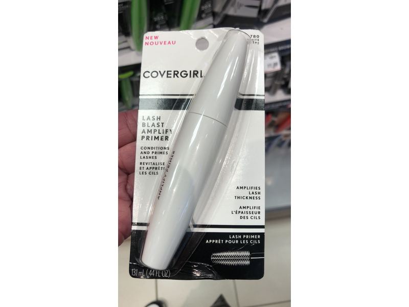CoverGirl Lash Blast Amplify Eyelash Primer, 780 Neutral White, 0.44 fl oz/13.1mL