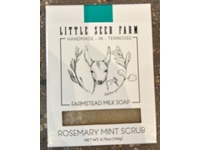 Little Seed Farm Framstead Milk Soap, Rosemary Mint Scrub, 4.75 oz/134 g, Pack Of 3 - thumbnail 2