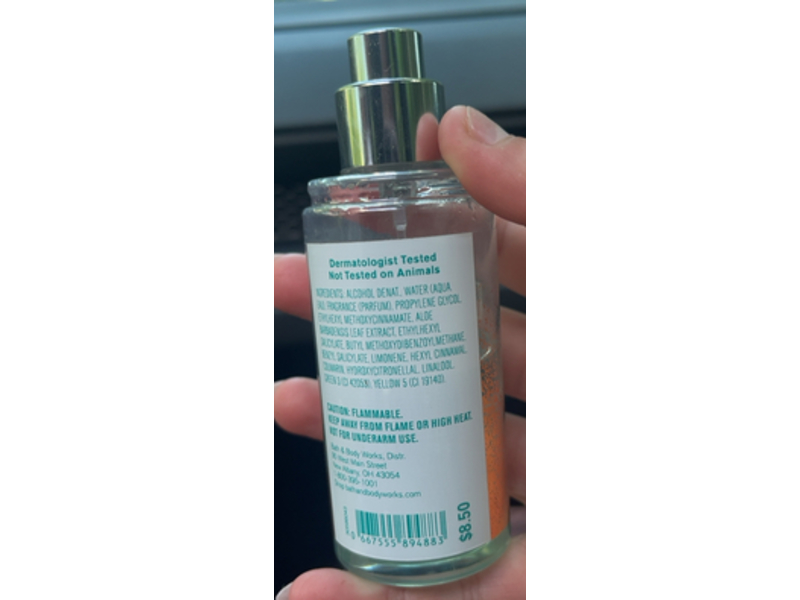 Bath & Body Works Fine Frgrance Mist, At The Beach, 2.5 fl oz/75 mL