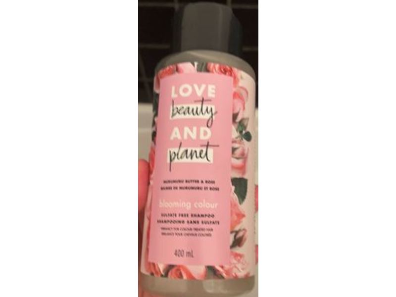 Love Beauty And Planet Blooming Colour Shampoo, Murumuru Butter & Rose, 400 mL