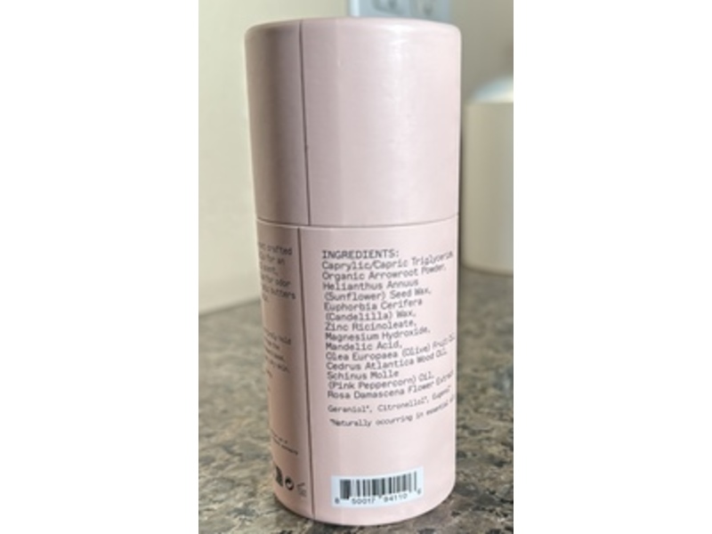 Monks Natural Deodorant, Atlas Rose, 1.76 oz/50 g