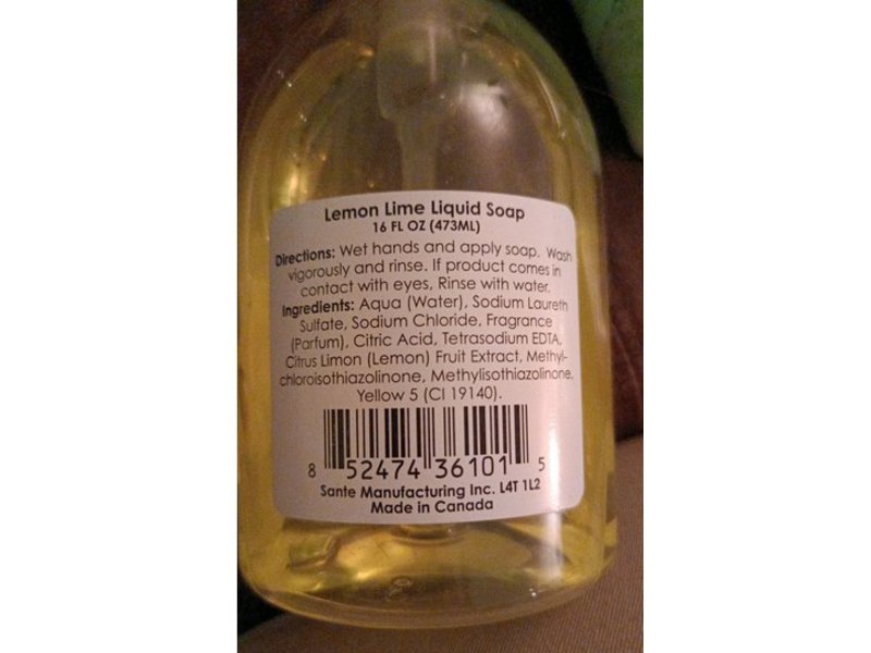 Spa Soap Liquid Soap, Lemon Lime, 16 fl oz/473 mL