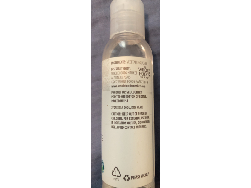 365 by Whole Foods Market Moisturizing Vegetable Glycerin, 4 fl oz/118 mL