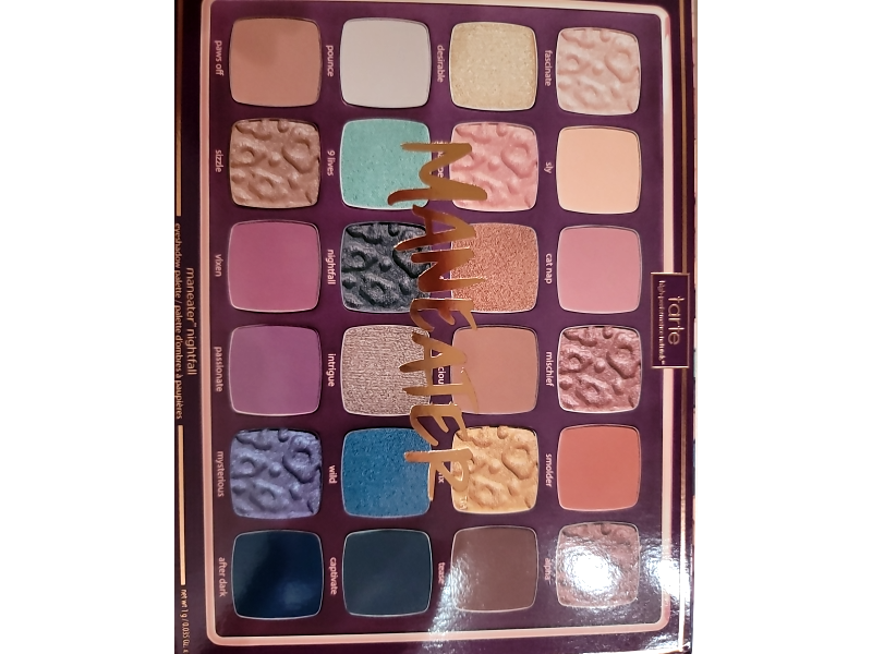 Tarte Eyeshadow Palette, Maneater Nightfall, 0.035 oz/1g