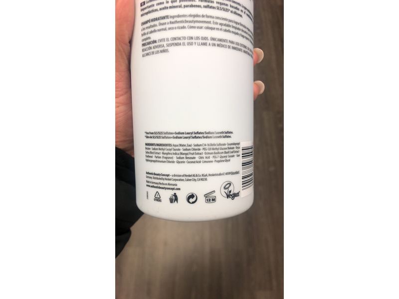 Authentic Beauty Concept Hydrate Cleanser Shampoo, 33.8 fl oz/1000 mL