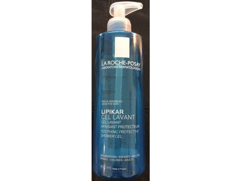 La Roche-Posay Lipikar Gel Lavant Soothing Protective Shower Gel, 13.3 oz/400 mL