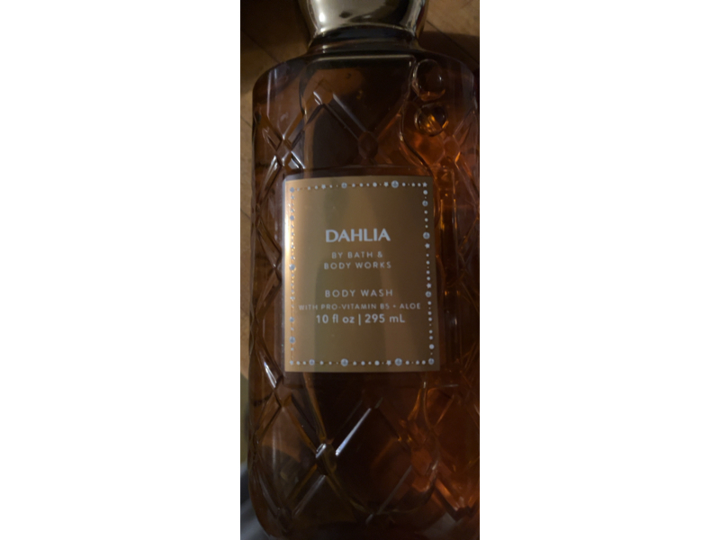 Bath & Body Works Dahlia Body Wash, Pro-Vitamin B5+Aloe, 10 fl oz/295 mL
