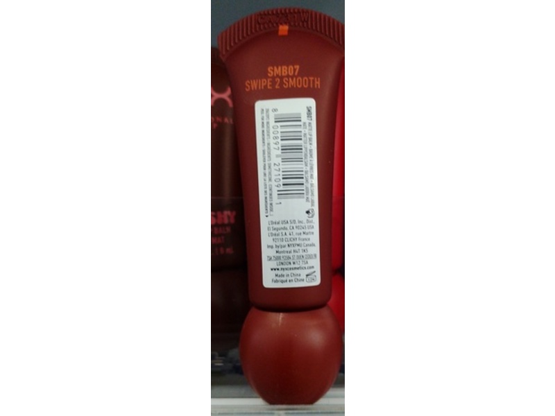 NYX Professional Makeup Smushy Matte Lip Balm, Swipe 2 Smooth, 0.27 fl oz/8 mL