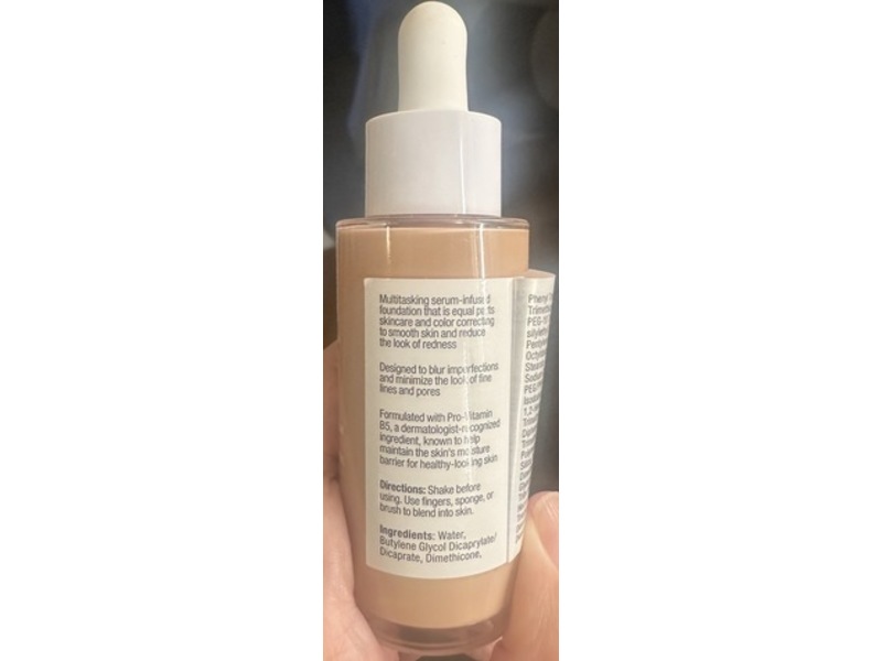 Neutrogena Healthy Skin Sensitive Skin Serum Foundation, Light/Medium 01, 1 oz/28 g
