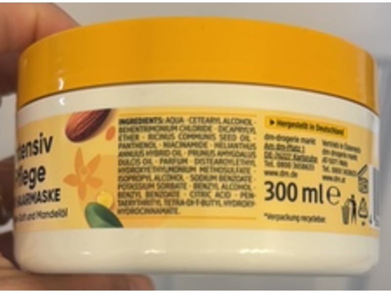 dm Balea 3-in-1 Intensive Care Hair Mask, Vanilla & Almond, 300 mL