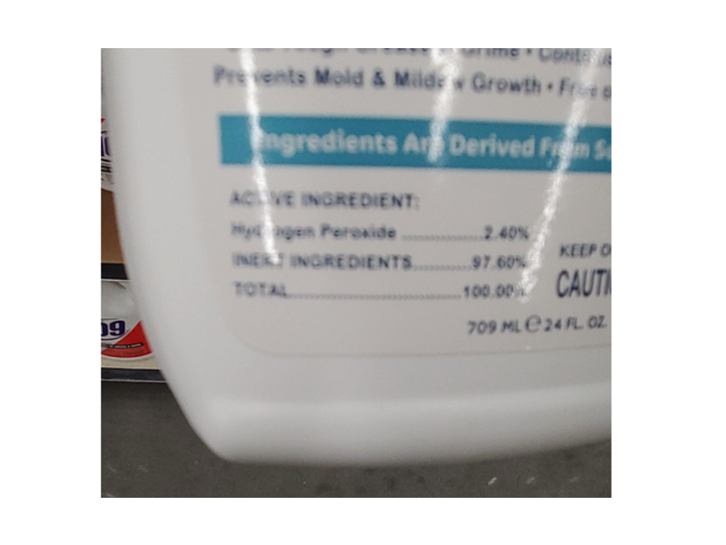 Ecos One-Step Disinfectant Cleaner, Fragrance Free, 24 fl oz/709 mL