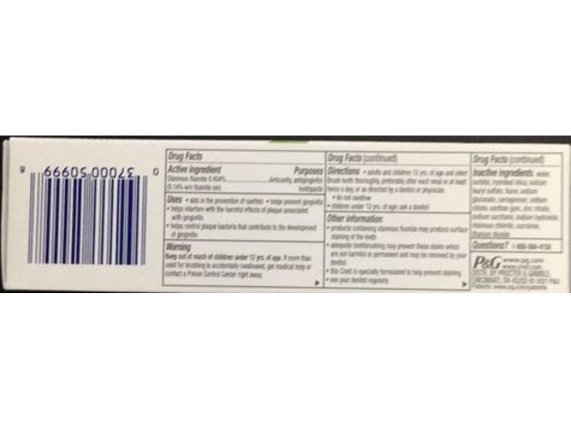 Crest Pro-Health Breath Purify And Gum Toothpaste, Deep Clean, 4.1 oz/116 g