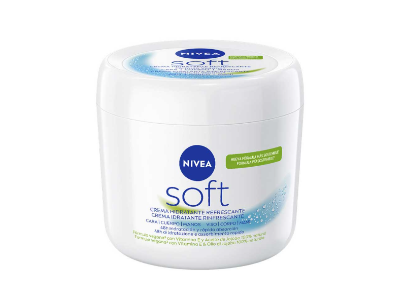 Nivea Soft Refreshing Moisturizing Cream, 500 mL