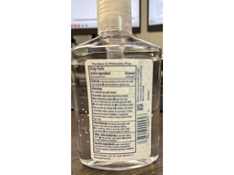 Germ-X Original Moisturizing Hand Sanitizer, Vitamin E, 8 fl oz/236 mL, 6 Count