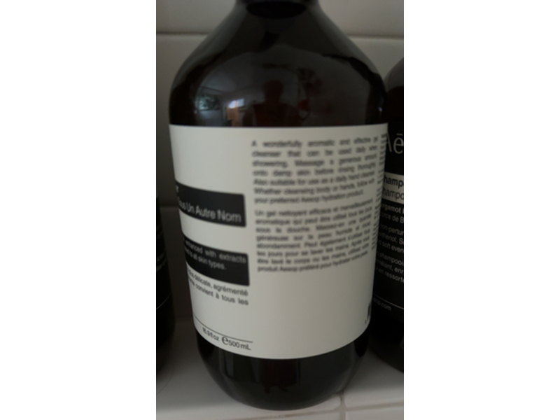 Aesop A Rose By Any Other Name Body Cleanser, Rose Petal, Cardamom & Black Pepper, 16.9 fl oz/500 mL