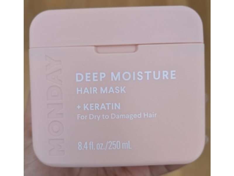 Monday Deep Moisture Hair Mask, 8.4 fl oz/250 mL