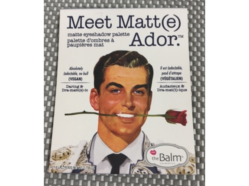 The Balm Meet Matte Ador Eye Shadow Palette, 0.756 oz/21.6 g