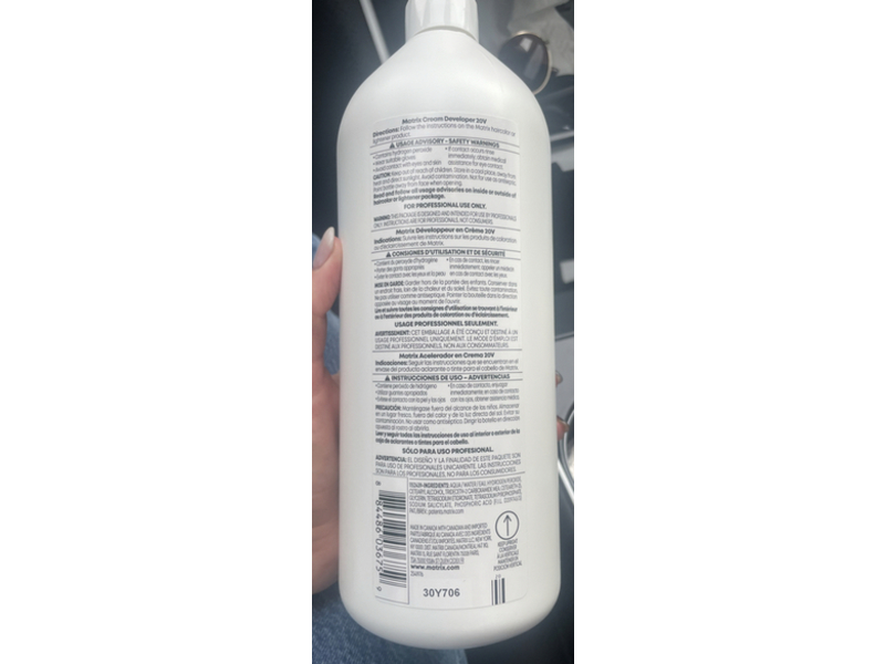 Matrix Cream Developer, 20 Volume, 32 fl oz/946 mL