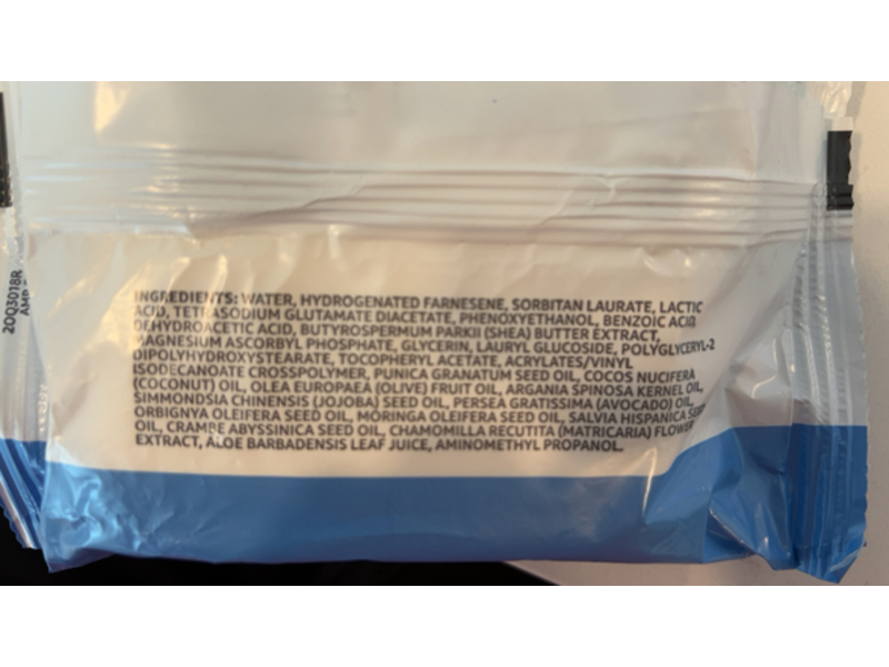 Amazon Basics Makeup Remover Wipes, 25 Count