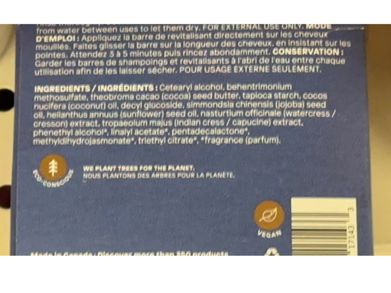 Attitude Leaves Detox Conditioner Bar, Sea Salt, 4 oz/113 g