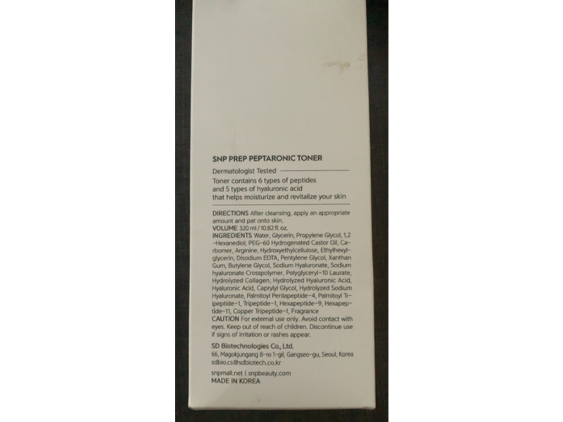 Snp Prep Peptaronic Toner, 10.82 fl oz/320 mL